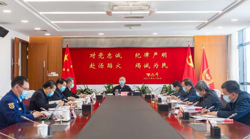 操骚逼逼视频黄明在应急管理部党委会上强调 着力加强党委班子自...